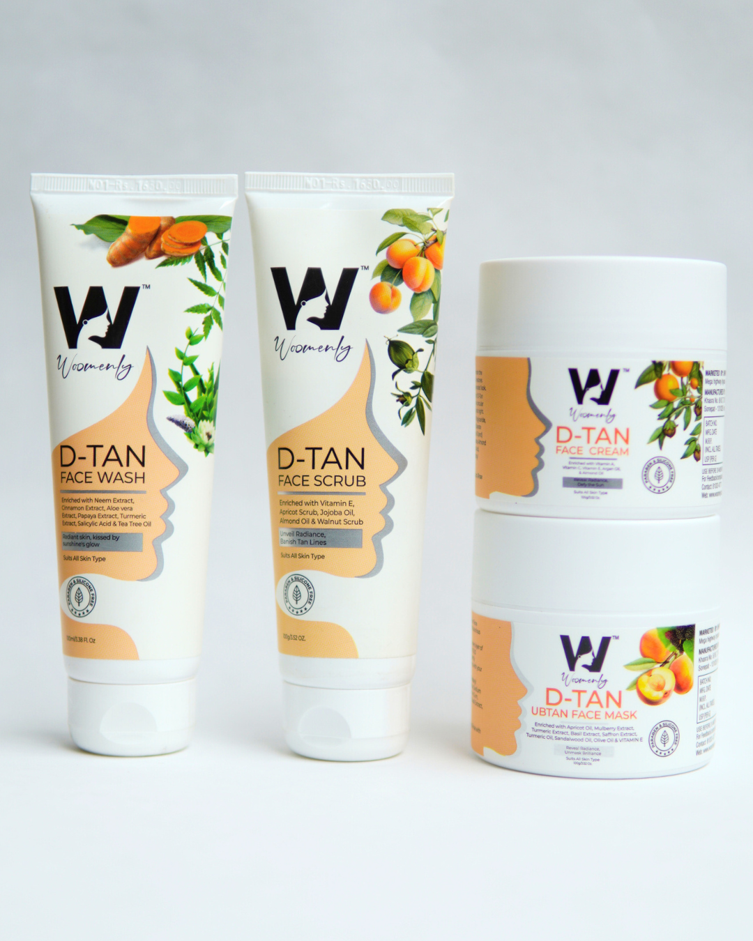 D-TAN Face Kit ~ Nature's Tan-Buster, At Home